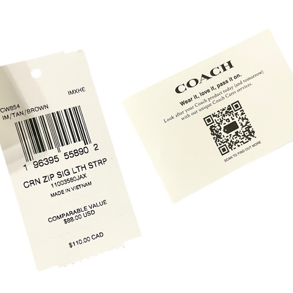 Coach Brown Wristlet monogram classic neutral old money new capsule wardrobe - Picture 5 of 5